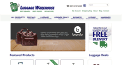 Desktop Screenshot of luggagewarehouse.co.za